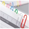 Creative cylindrical colored paper clips, document storage, office supplies, binding stationery, paper clips box wholesale Application Scenario
